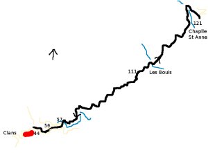 Clans - St Anne Sketch map