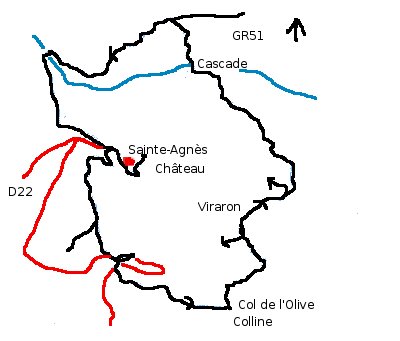 St Agnes sketch map